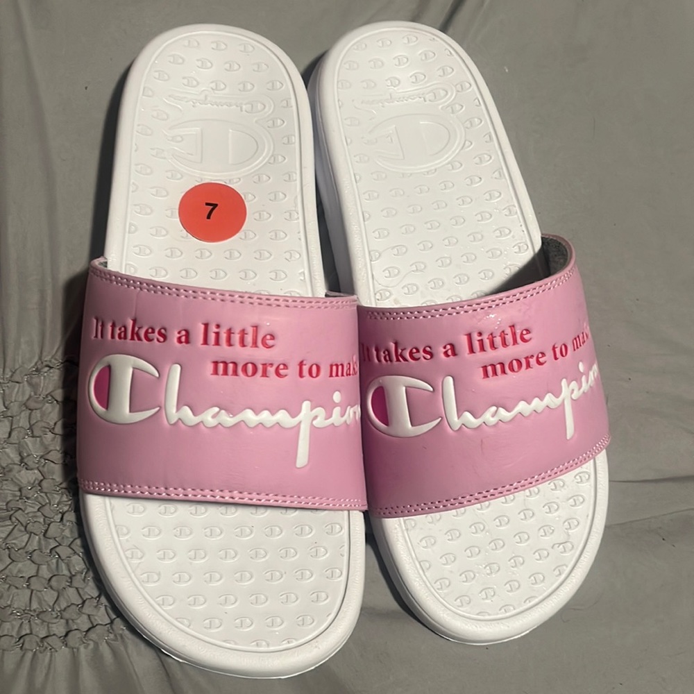 pink champion slides